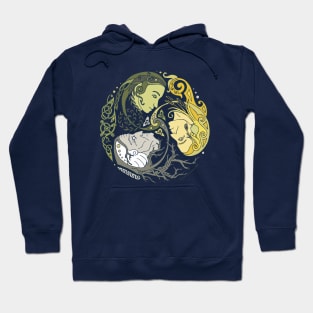 Celtic Maiden Mother Crone Hoodie